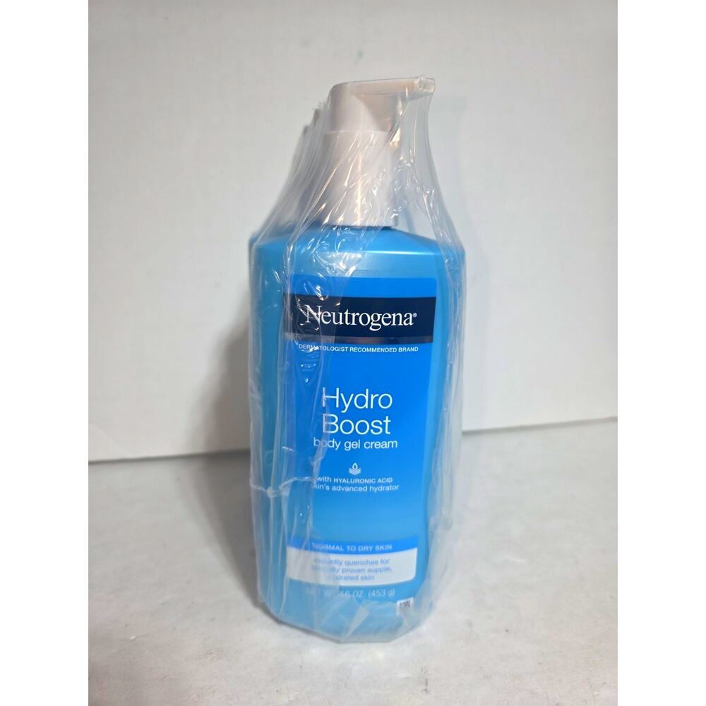 Lot(3) Neutrogena Hydro Boost Body Gel Cream With Hyaluronic Acid 16 OZ Ea.